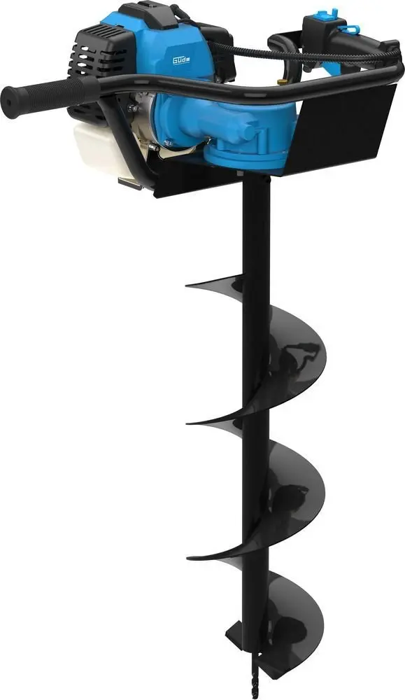 Produktfoto 1 von Güde 94139, Erdbohrmaschine Erdbohrer GE 2200 Benzin 3PS 80cm Bohrer +3 Bohrer