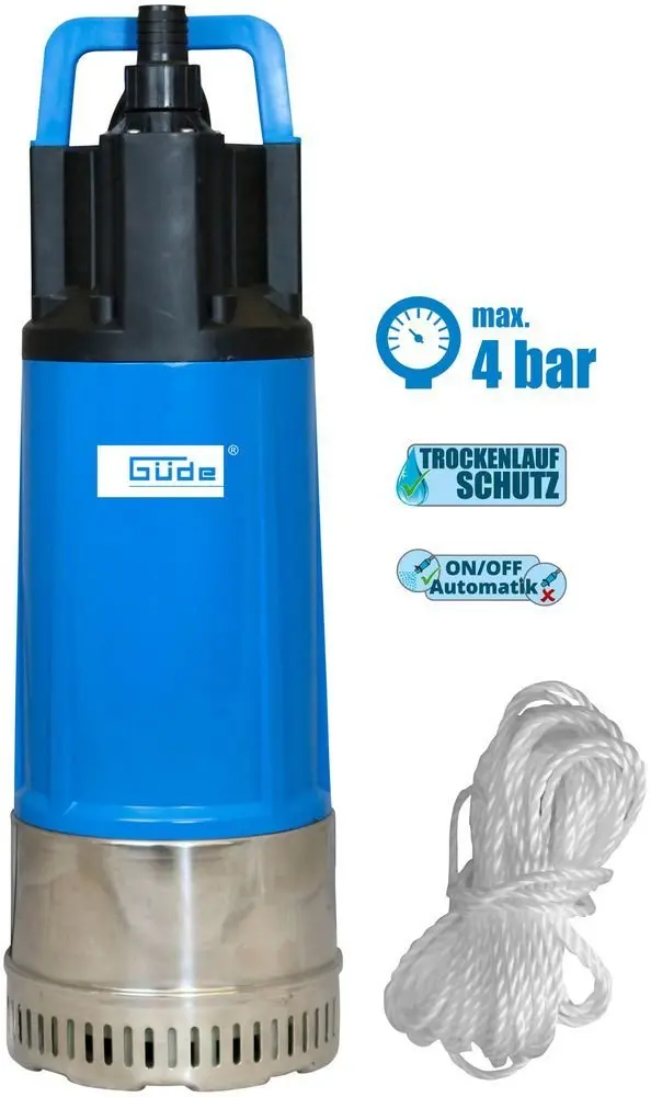 Produktfoto 1 von GÜDE Drucktauchpumpe GDT 1200 I Bewässerungspumpe Teichpumpe Wasserpumpe 6000l/h