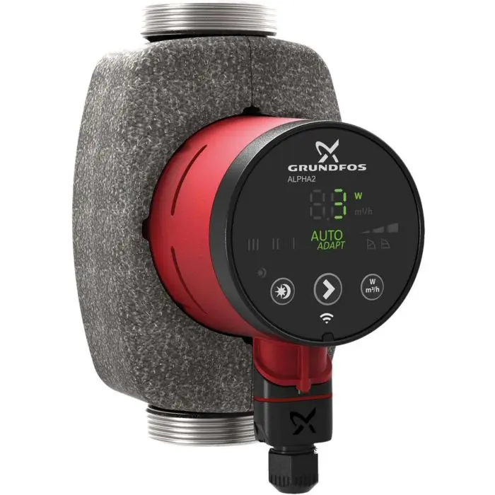 Produktfoto 1 von Grundfos 99271995, Alpha 2 32-60 N Heizungspumpe 180mm, Edelstahl, D-A-CH