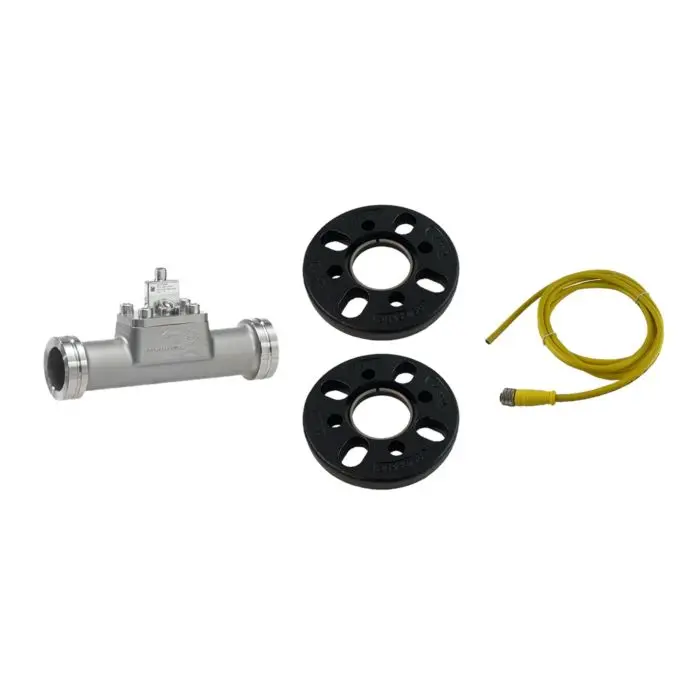 Produktfoto 1 von Grundfos 97686142, Durchflusssensor VFI 13-25m3/h DN32 GG 4-20mA FKM