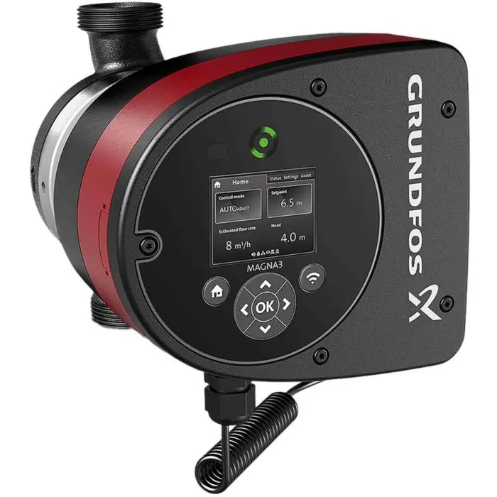 Produktfoto 1 von Grundfos 98609710, Magna3 Heizungsumwälzpumpe 32-120, 180 mm, PN 16, 230 V