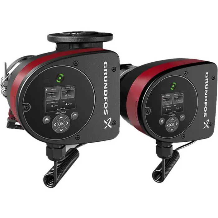 Produktfoto 1 von Grundfos 98333861, Magna3 d Umwälzdoppelpumpe 32-60F, 220 mm, PN 6/10, 230 V