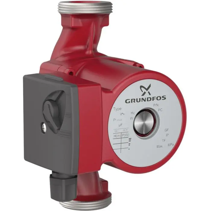 Produktfoto 1 von Grundfos 96913060, Serie 100 Umwälzpumpe UPS 25-40 N, 230 V, 180mm