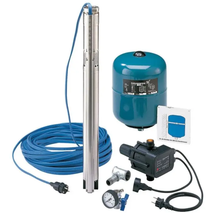 Produktfoto 1 von Grundfos 96160908, Wasserversorgungspaket mit 30 m Unterwasserkabel, 230 V