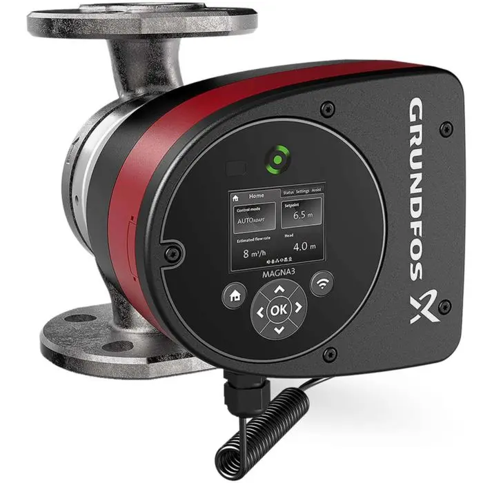 Produktfoto 1 von Grundfos 98333837, Umwälzpumpe Edelstahl, 32-40FN, 220 mm, PN 6/10