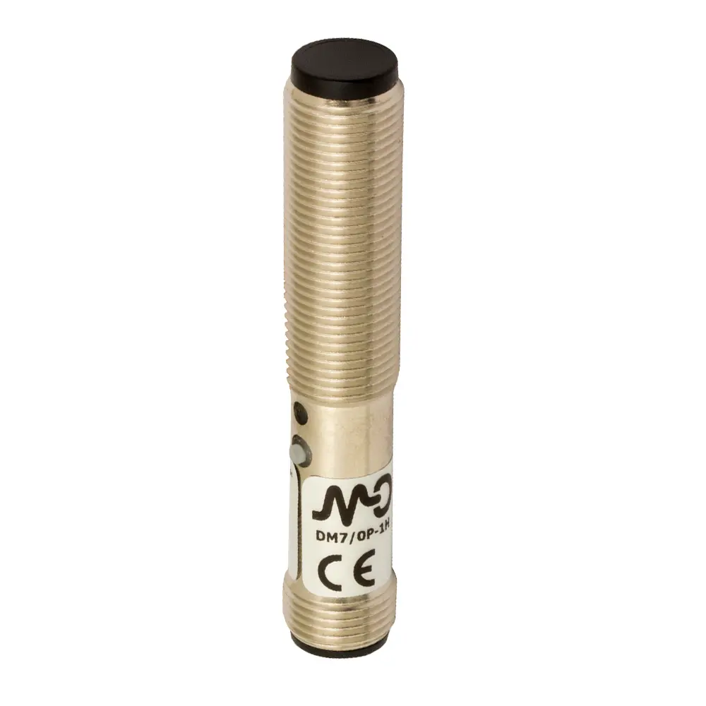 Produktfoto 1 von MD Micro Detectors DM3/0P-1H, Optischer Sensor M12 100mm L/D mitem