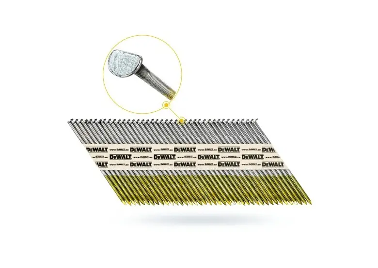 Produktfoto 1 von DeWalt DNPT31R90G12Z, D-Kopf-Nägel 3,1x90mm, 2200St.