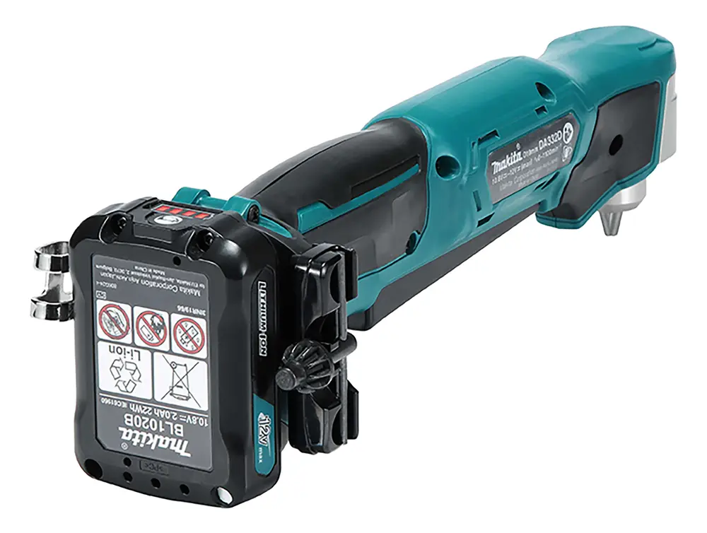 Produktfoto 1 von Makita DA332DSYJ, Akku-Winkelbohrmaschine, 12V max , 2x 1,5 Ah und Ladegerät