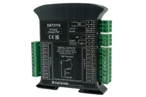 Produktfoto 1 von Datexel DAT3116, Modbus RTU/ASCII-Gerät mit 16 digitalen PNP-Ausgängen