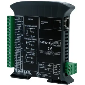 Produktfoto 1 von Datexel DAT8014, Modbus TCP-Servermodul für RTD