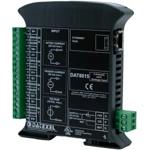 Produktfoto 1 von Datexel DAT8015, Modbus TCP-Servermodul für Analogeingänge