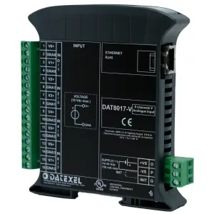 Produktfoto 1 von Datexel DAT8017-V, Modbus TCP-Servermodul für Analogeingänge