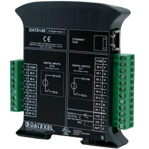 Produktfoto 1 von Datexel DAT8148, Modbus TCP/IP-Servermodul mit 16 digitalen Eingängen