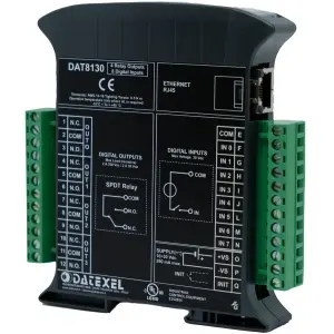Produktfoto 1 von Datexel DAT8130, Modbus TCP-Servermodul für Digitalein-/Relaisausgänge