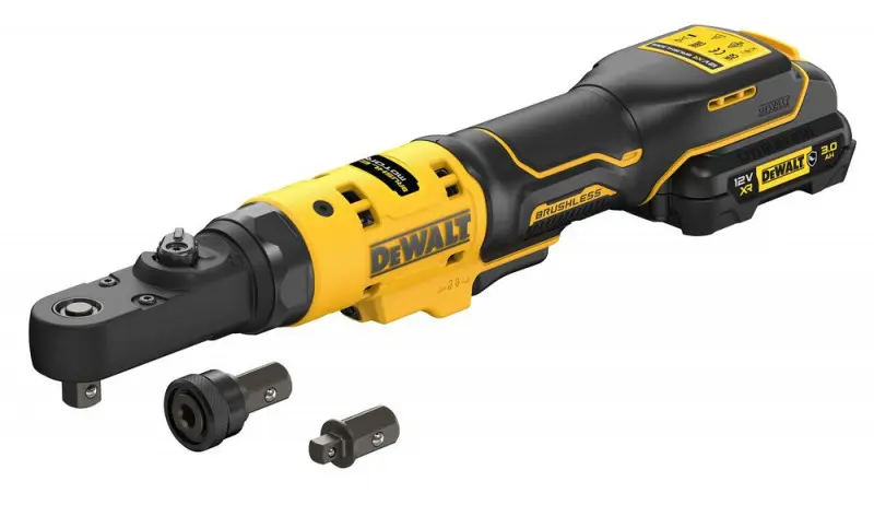 Produktfoto 1 von DeWalt DCF500L2G-QW, Akku-Ratsche 1/4 - 3/8 Zoll 12V+1 Akku+Schnellladegerät