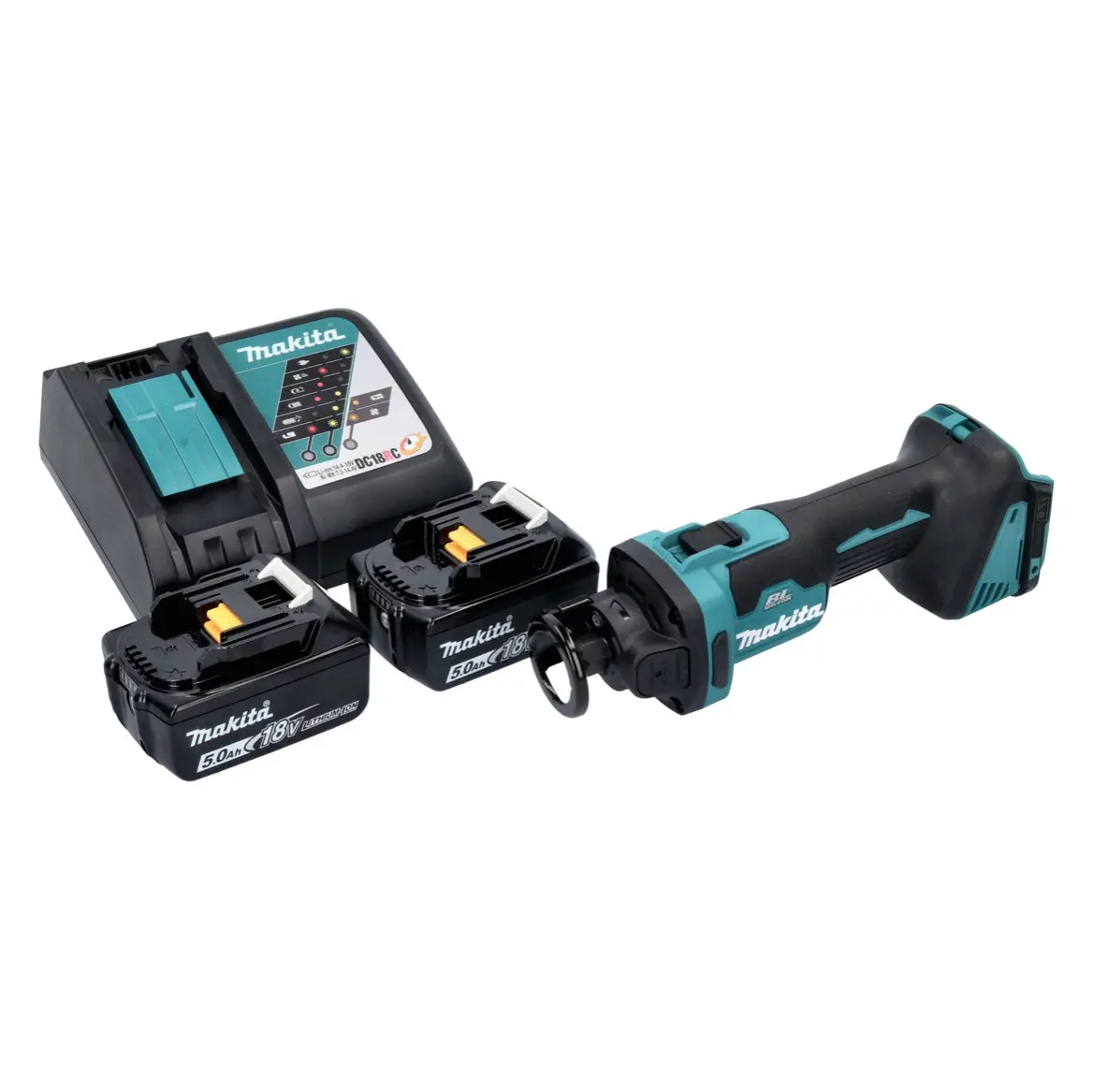 Produktfoto 1 von Makita DCS553ZJ, Akku Metallhandkreissäge 18V 150mm Brushless Solo+Makpac