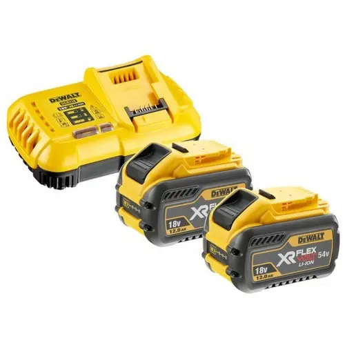 Produktfoto 1 von DeWalt DCB118Y2-QW, Starter-Set FlexVolt 18V (2 x DCB548 12,0Ah)
