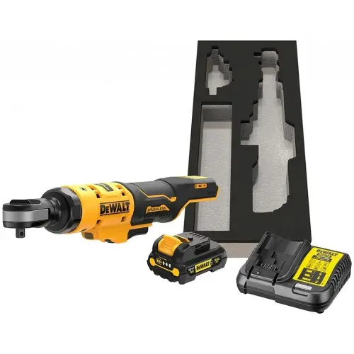 Produktfoto 1 von DeWalt DCF504L1G-QW, Akku-Ratschenschrauber 1/4" XR (12V/1x3,0Ah)
