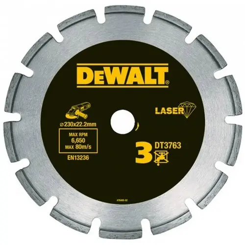 Produktfoto 1 von DeWalt DT3763-XJ, Scheibe für harte Materialien und Granit