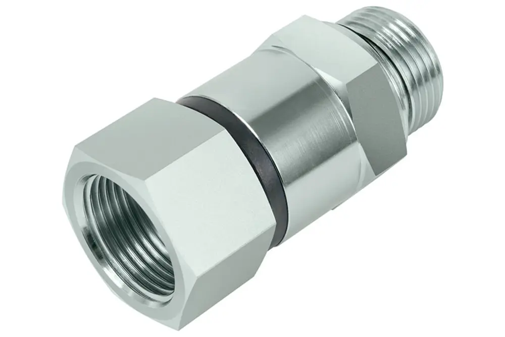 Produktfoto 1 von Indunorm DGA-V2, Axialdrehdurchführung/Axialdrehgelenk, P/n: DGA16V2