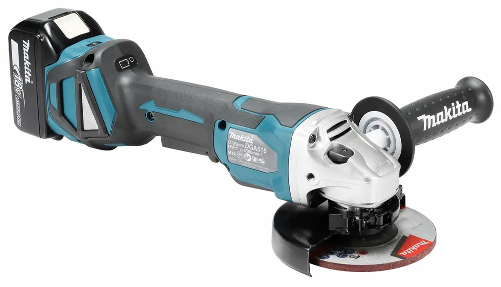 Produktfoto 1 von Makita DGA515RTJ, Akku-Winkelschleifer 18V, MAKPAC