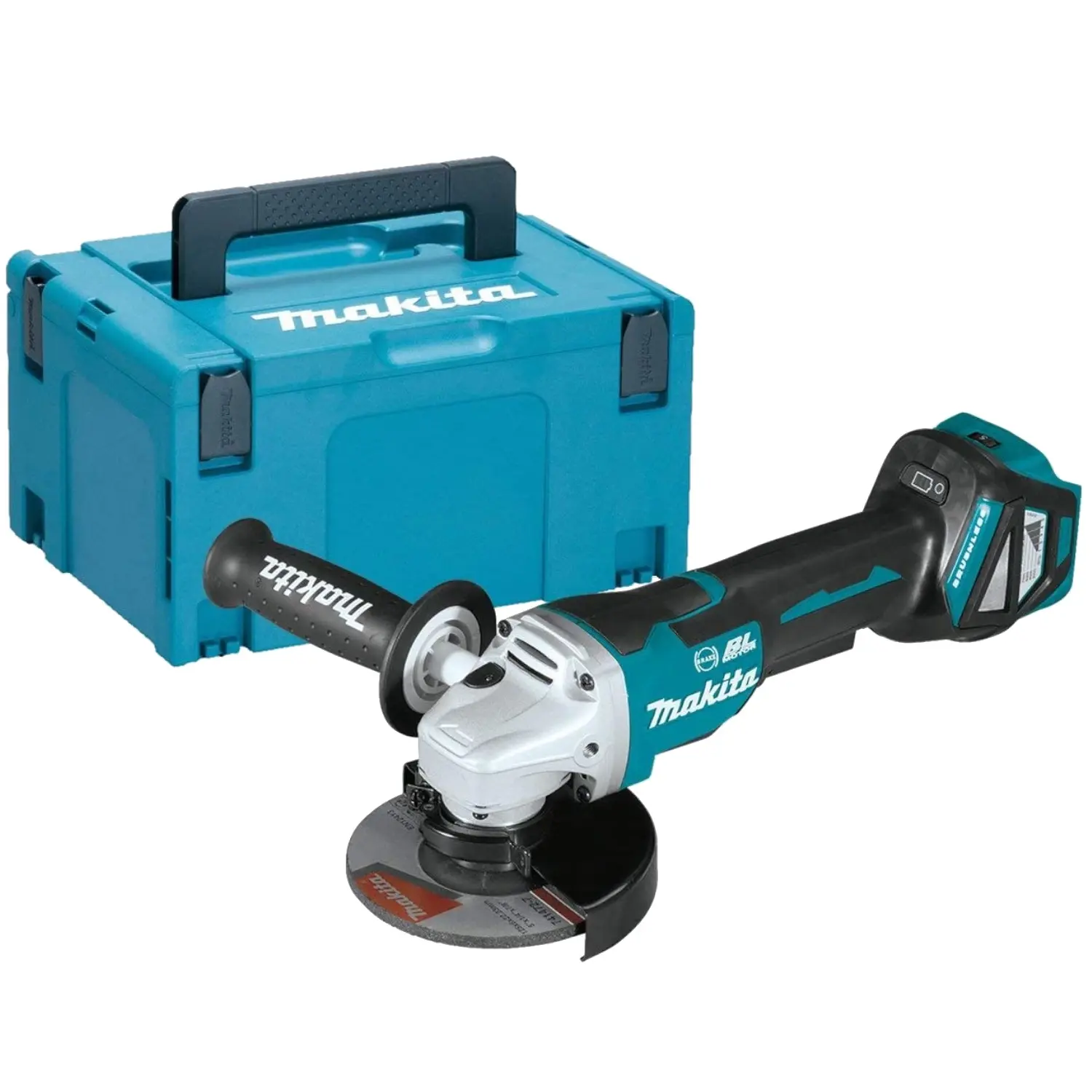 Produktfoto 1 von Makita DGA517ZJ, Akku-Winkelschleifer im Makpac