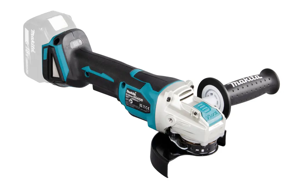 Produktfoto 1 von Makita DGA520ZX1, Akku-Winkelschleifer 18V, Paddelschalter