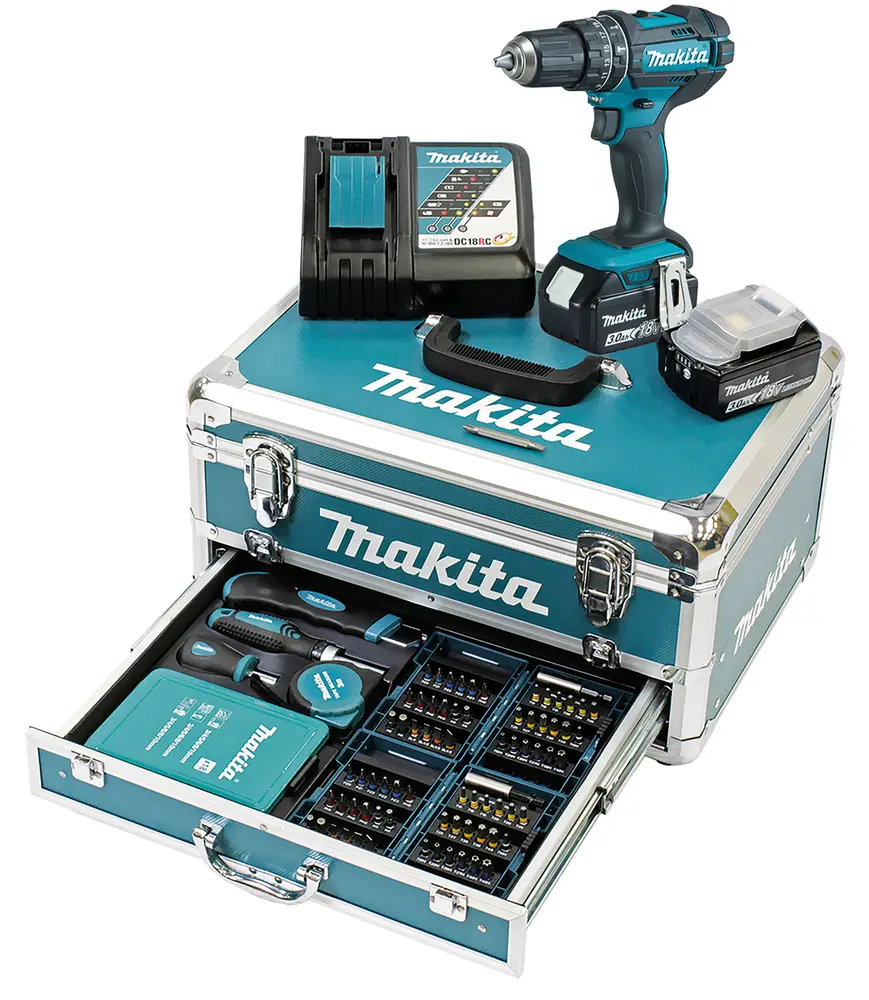 Produktfoto 1 von Makita DHP482RFX9, Akku-Schlagbohrschrauber
