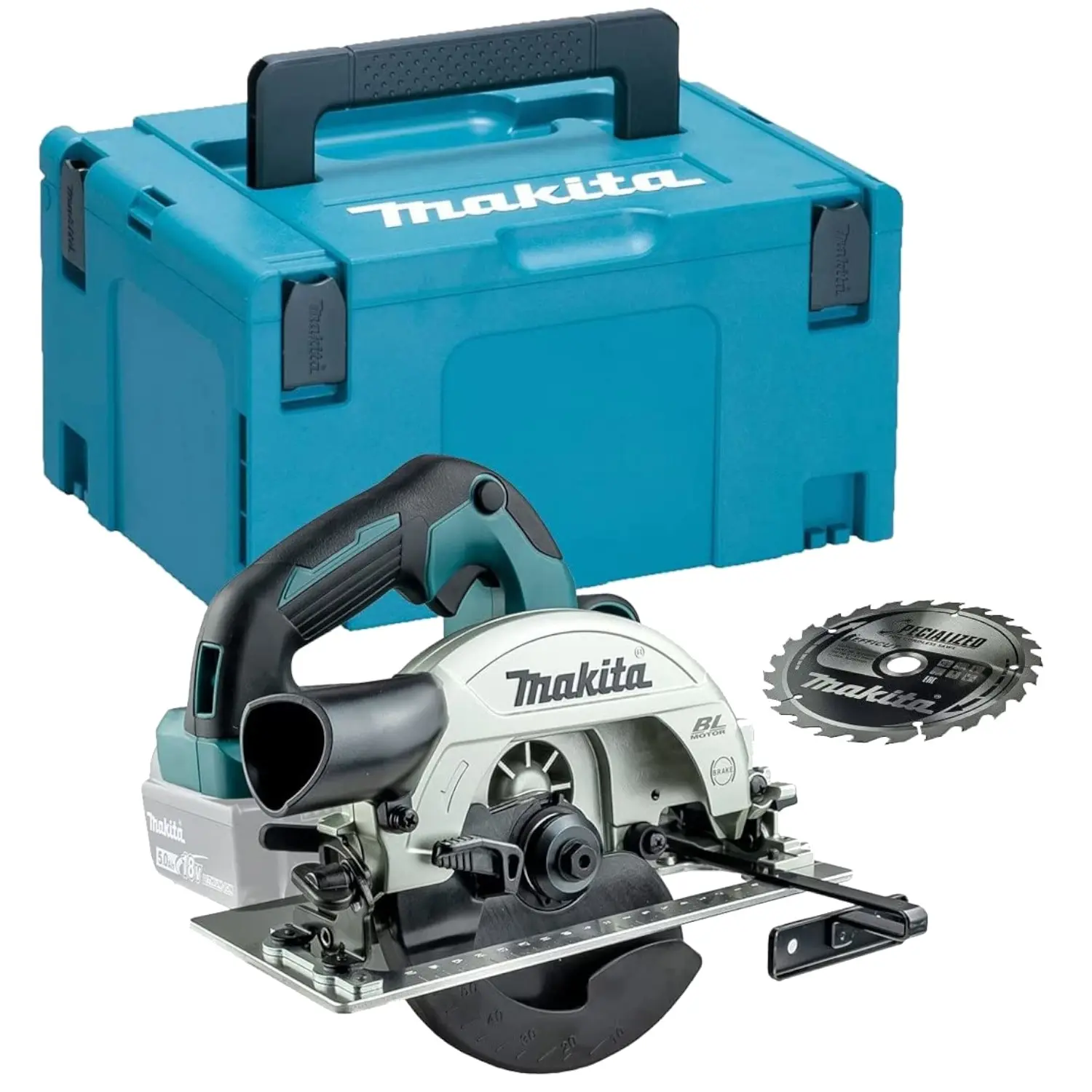 Produktfoto 1 von Makita DHS660ZJ, Akku-Handkreissäge im Makpac