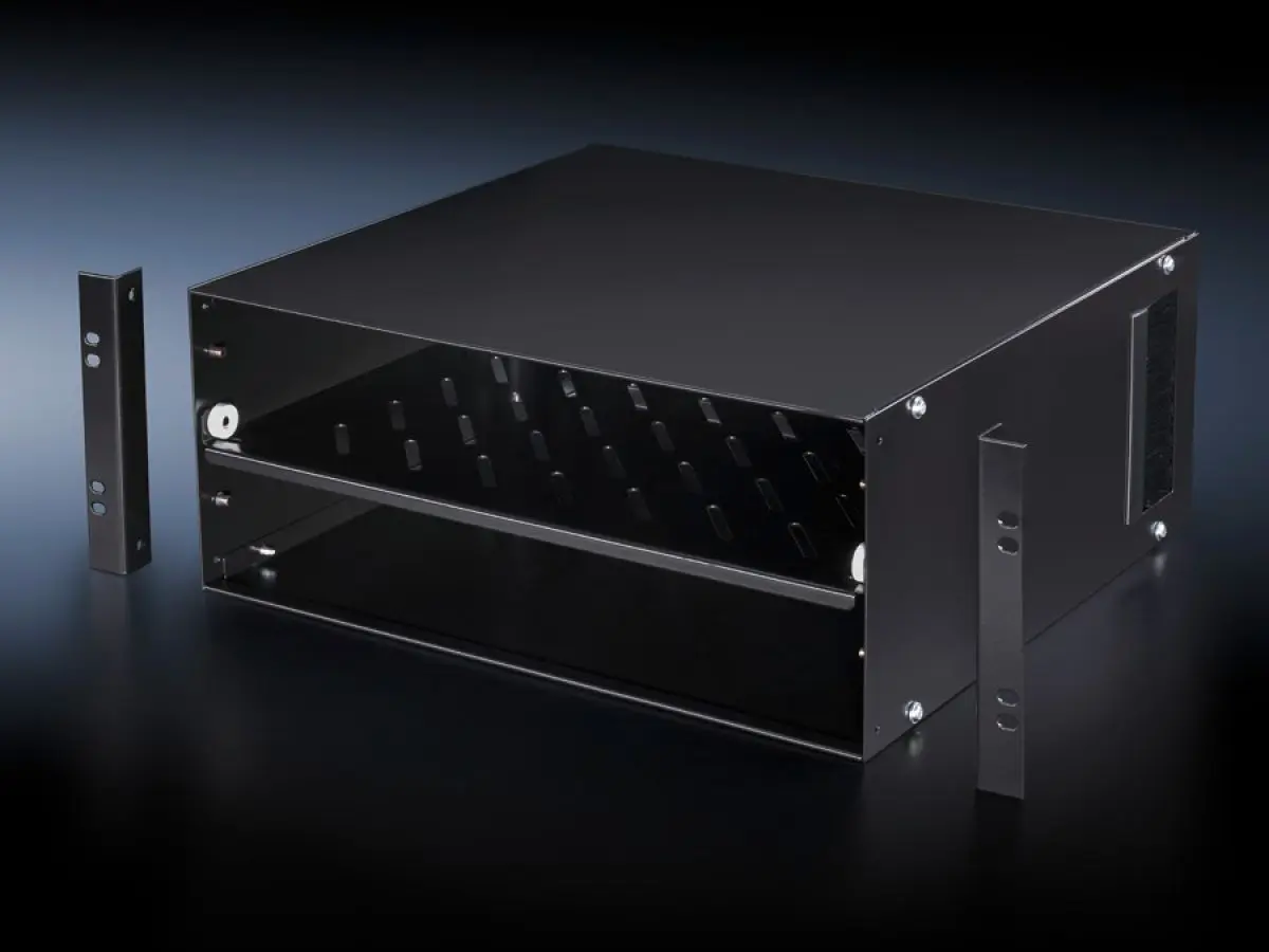 Produktfoto 1 von Rittal DK 5501.900, 5501900 Small equipment box, 4 U, shielded for one 482.6 mm (19") mounting level