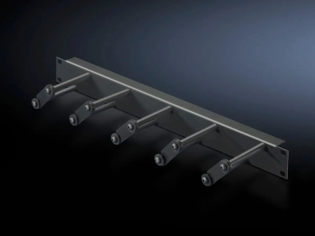 Produktfoto 1 von Rittal DK 5502.225, 5502225 Cable management panel with cable routing bars