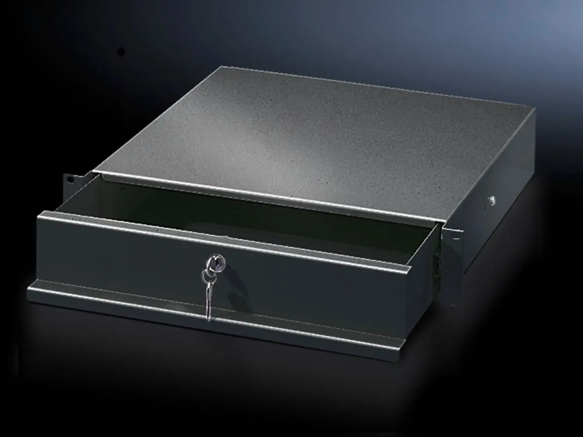 Produktfoto 1 von Rittal DK 5502.305, 5502305 Drawer for one 482.6 mm (19") mounting level