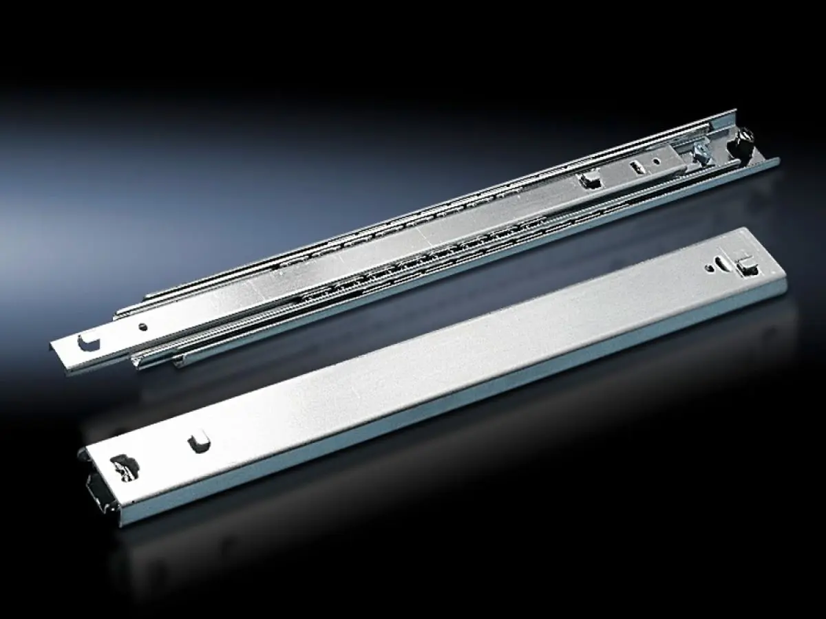 Produktfoto 1 von Rittal DK 7066.700, 7066700 Telescopic slides for component shelves, for mounting on the VX enclosure frame and for upgrading existing VX and TS applications