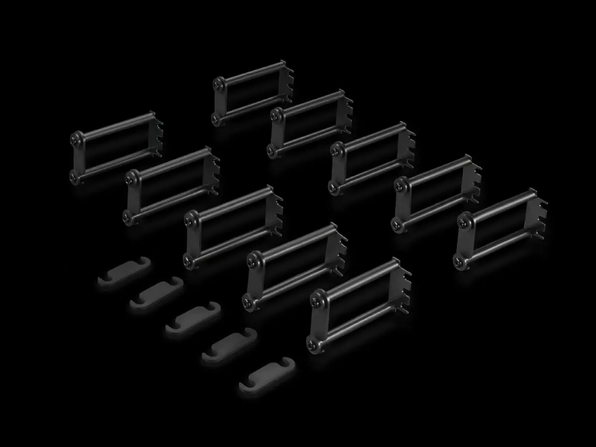 Produktfoto 1 von Rittal DK 7111.214, 7111214 Cable routing bars, 482.6 mm (19") attachment