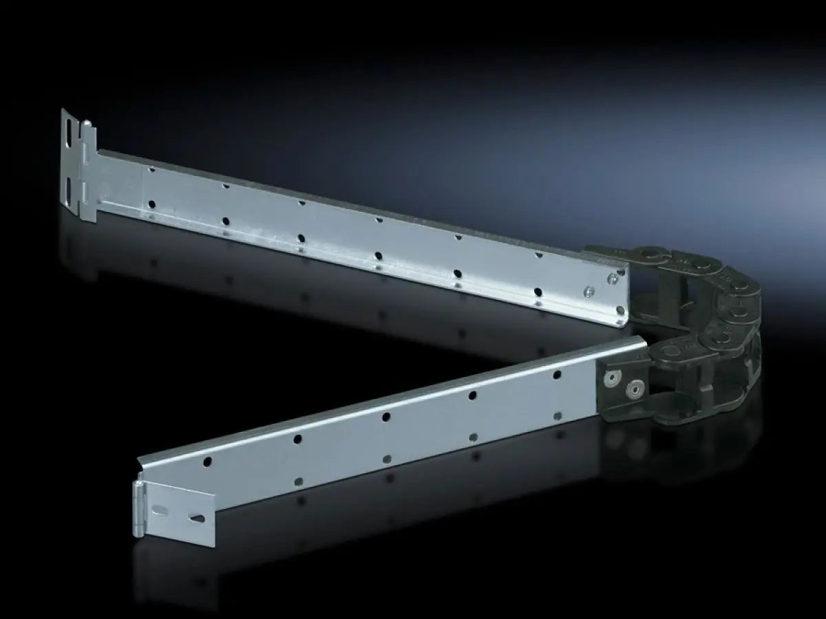 Produktfoto 1 von Rittal DK 7163.565, 7163565 Cable support hinged, with anti-kink device and clamp