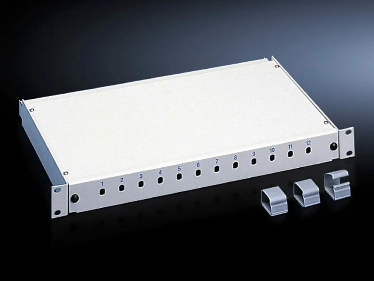Produktfoto 1 von Rittal DK 7241.005 LWL-Spleißbox, tiefenverstellbar