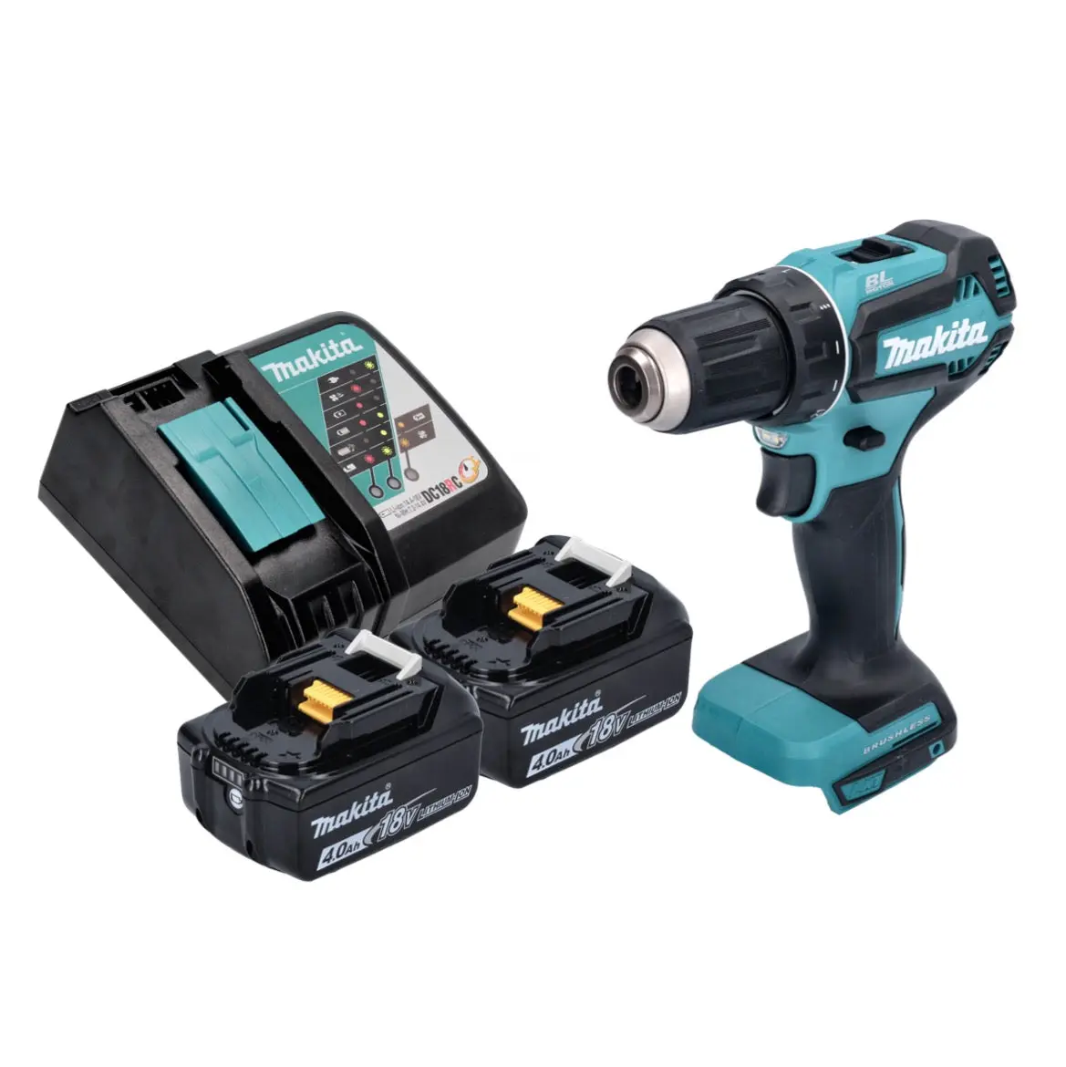 Produktfoto 1 von Makita Combo-Kit DK0054G, Netzbetrieb, inkl. 9558HNR, GA9020RF, mit Koffer