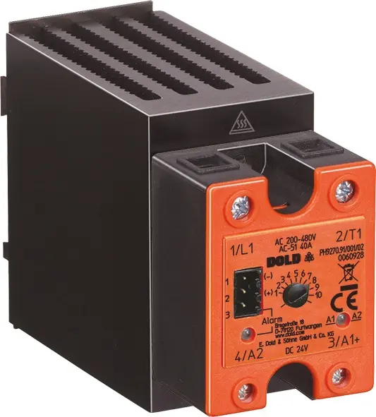 Produktfoto 1 von Dold PH9270.91 AC200-480V AC40A, Halbleiterrelais m. Lastkreisüberw.