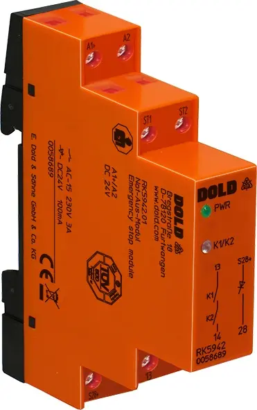 Produktfoto 1 von Dold RK5942.01PC DC24V, Not-Aus-Modul, P\n: 0060931