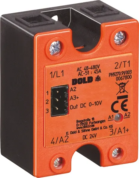 Produktfoto 1 von Dold PH9270.91/003/02 AC24-240V AC45A, Halbleiterrelais m. Laststrommessung