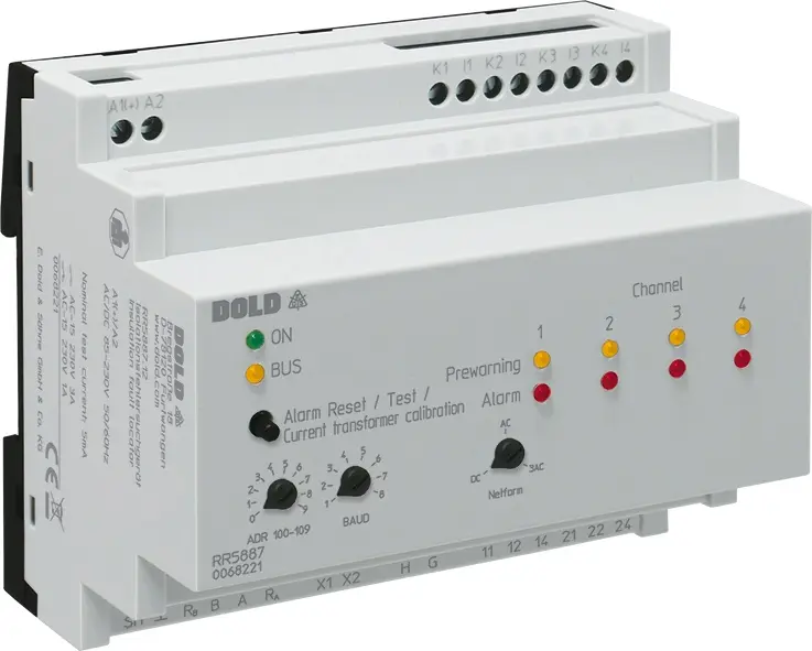 Produktfoto 1 von Dold RR5887.12 AC/DC24-80V, Isolationsfehlersuchgerät, P\n: 0068303