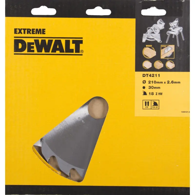 Produktfoto 1 von DeWalt DT4311-QZ, DT4311 HM Kreissägeblatt 250 x 30 x 24T Flachzahn