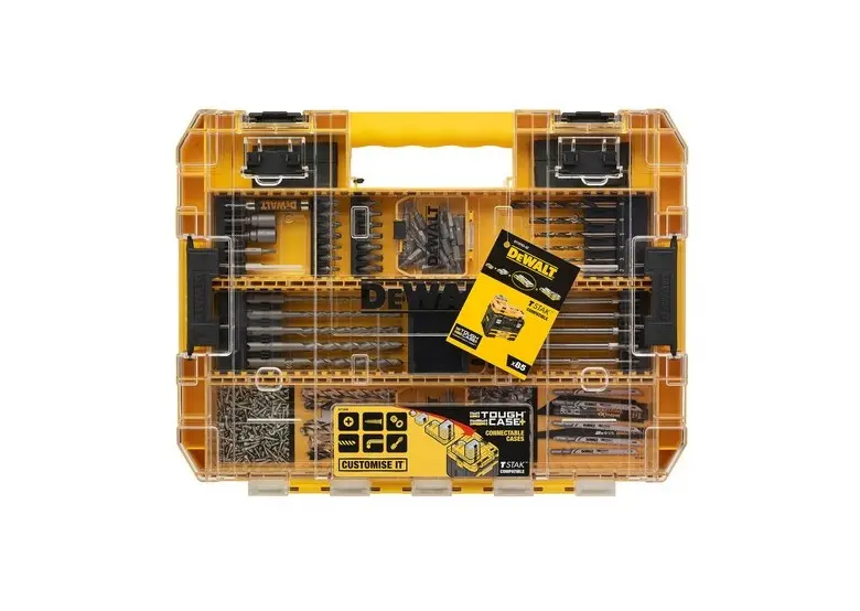 Produktfoto 1 von DeWalt DT70763-QZ, Bohrzubehör-Set, 85-tlg.