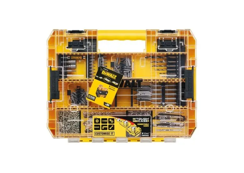 Produktfoto 1 von DeWalt DT70767-QZ, 80-teiliger Bohrer-Set