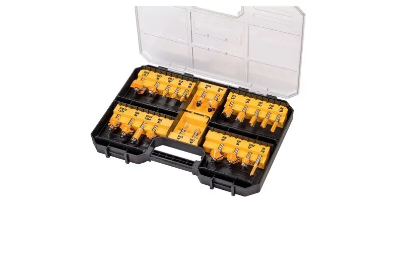 Produktfoto 1 von DeWalt DT90017-QZ, Fräser-Set, 22-tlg.