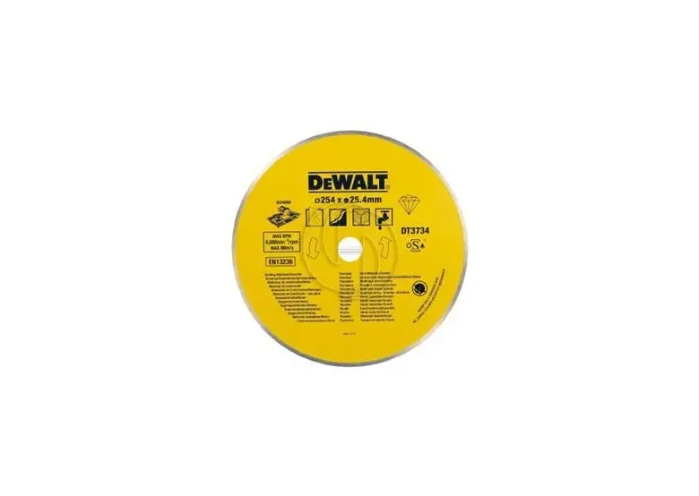 Produktfoto 1 von DeWalt DT3734-XJ, Scheibe für Porzellan und Stein 250mm
