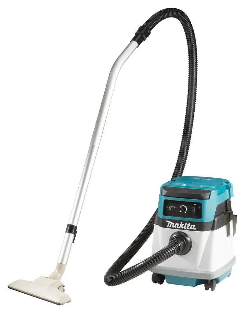 Produktfoto 1 von Makita DVC150LZ, AKKU-STAUBSAUGER Nass & Trockensauger (Blau, Weiß, 334)