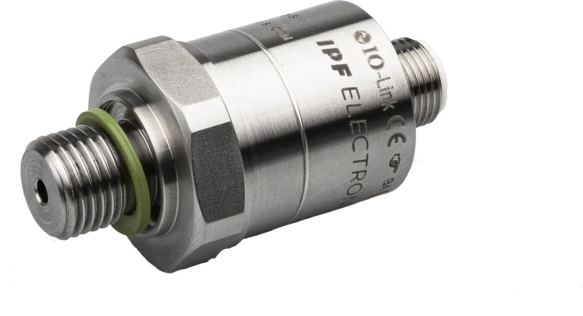Produktfoto 1 von ipf Electronic DW25310P, Drucksensor, Ø26mm 57lang, 0-0,25bar, 18-30V DC