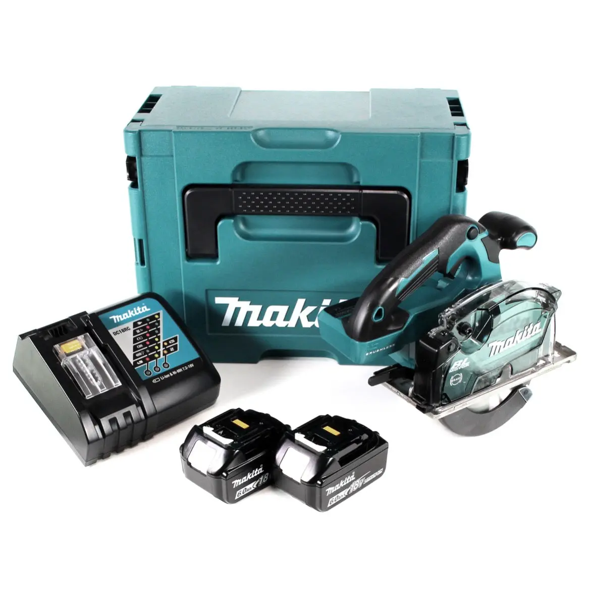 Produktfoto 1 von Makita DWR180ZJ, Akku Ratschenschrauber 18 V 47,5 Nm 1/4"/3/8"+Makpac