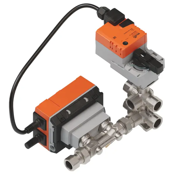 Produktfoto 1 von Belimo EP015R6+BAC, Elektr. 6-Weg-PI-RKH EPIV, AC/DC 24 V, BACnet MS/TP
